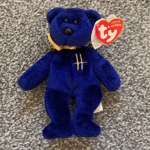 Ty Exclusive Key Clip Beanie Bear Omnia